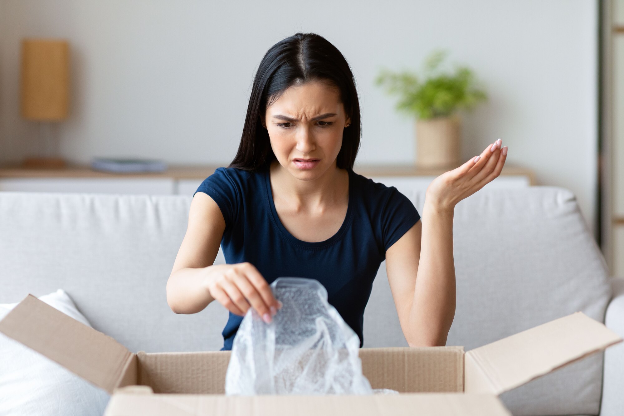 A home seller that is frustrated that her home will not sell.