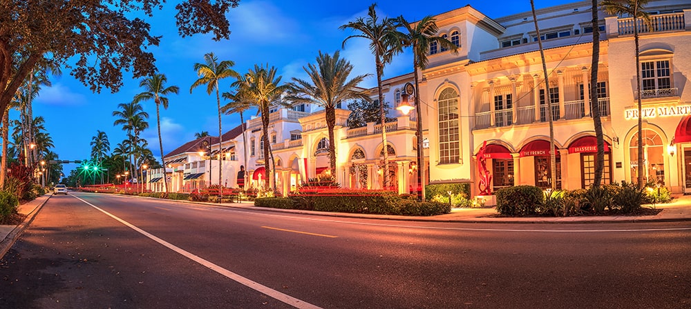 Historic 5th Avenue South in Naples, Florida