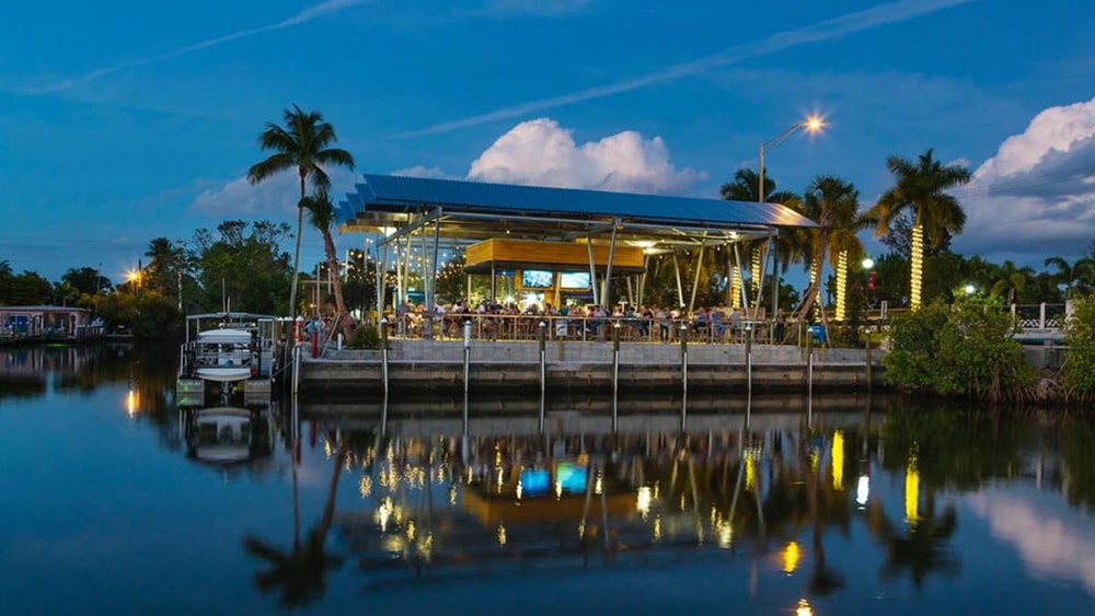 Celebration Park at Night with Live Music and Food Trucks
